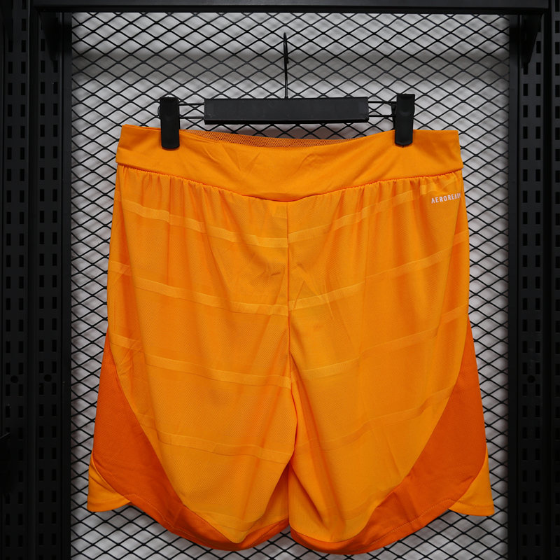 Player Version 2024-2025 Real Madrid Away Yellow Thailand Soccer Shorts-888