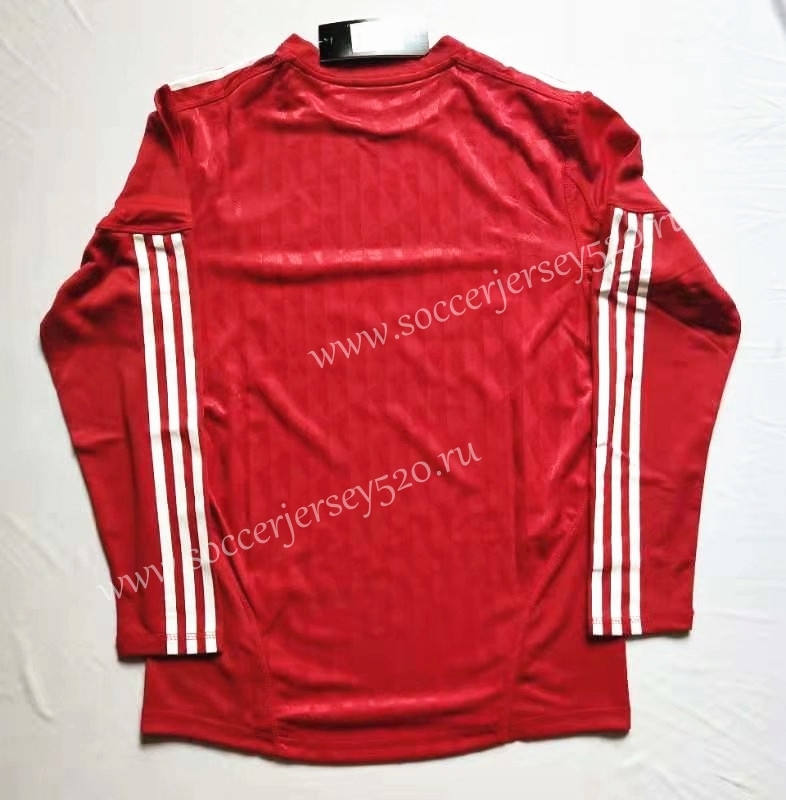 Retro Version 2011-2012 Liverpool Home Red LS Thailand Soccer Jersey AAA-912