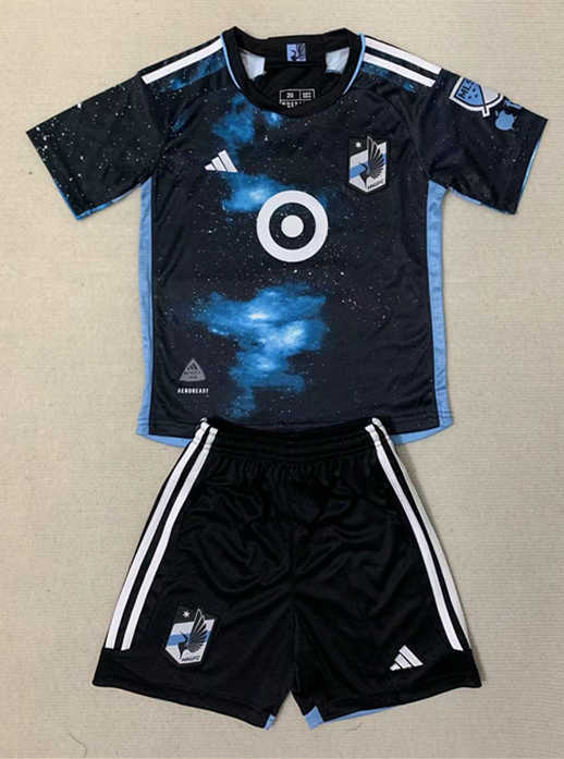 2024-2025 Minnesota United FC Home Black&Blue Soccer Unifrom-AY