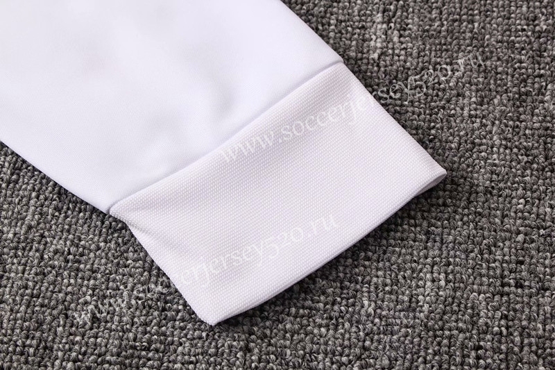 2019-2020 Olympique Marseille White Thailand Soccer Jacket Uniform With Hat-815