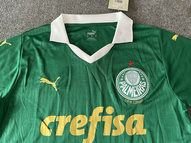 2024-2025 Palmeiras Home Green Soccer Uniform-6748