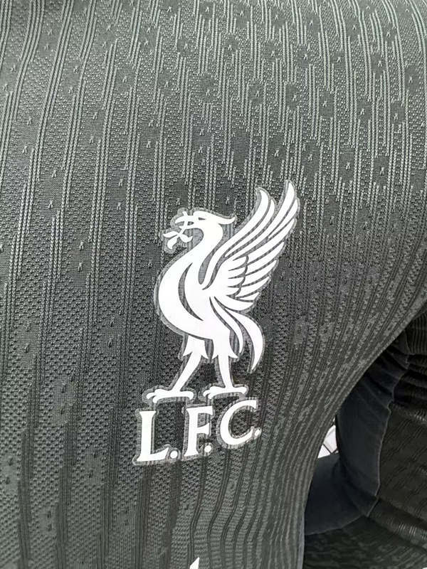 Player Version 2024-2025 Liverpool Away Dark Green LS Thailand Soccer Jersey AAA-4285