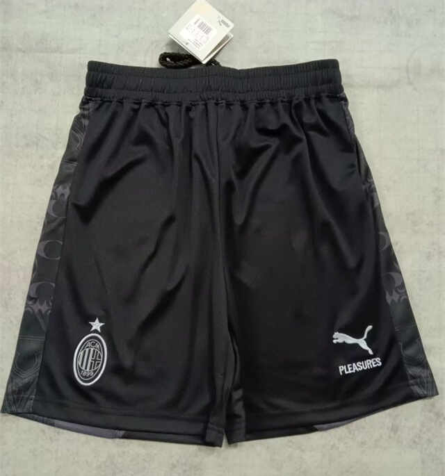 2024-2025 AC Milan 3rd Away Black Thailand Soccer Shorts