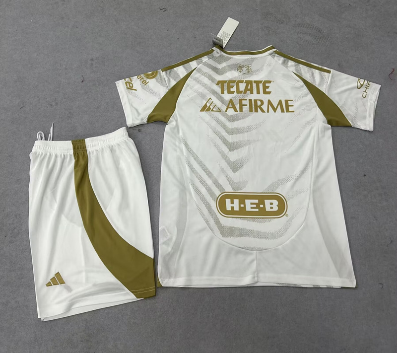 2025-2026 Pumas UNAM 2nd Away White Soccer Uniform-718