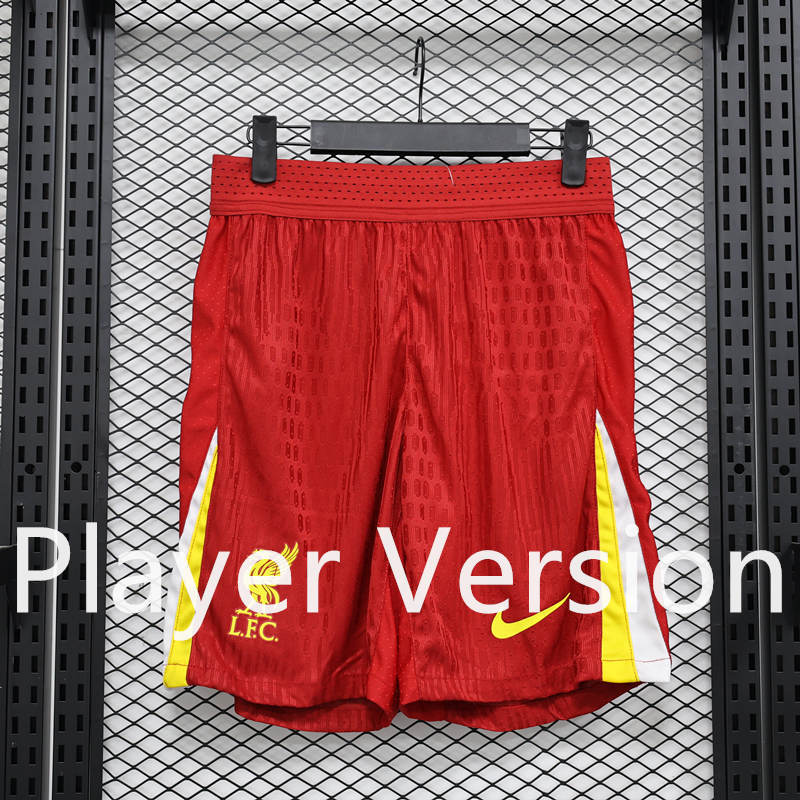 2024-2025 Liverpool Home Red Thailand Soccer Shorts