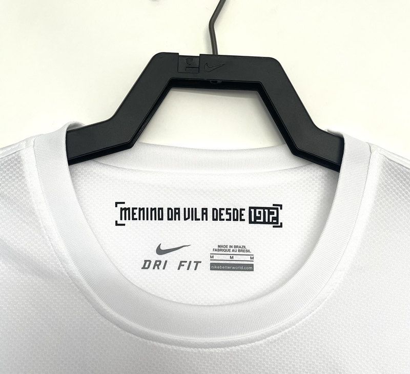 Retro Version 12-13 Santos Home White LS Thailand Soccer Jersey AAA-811