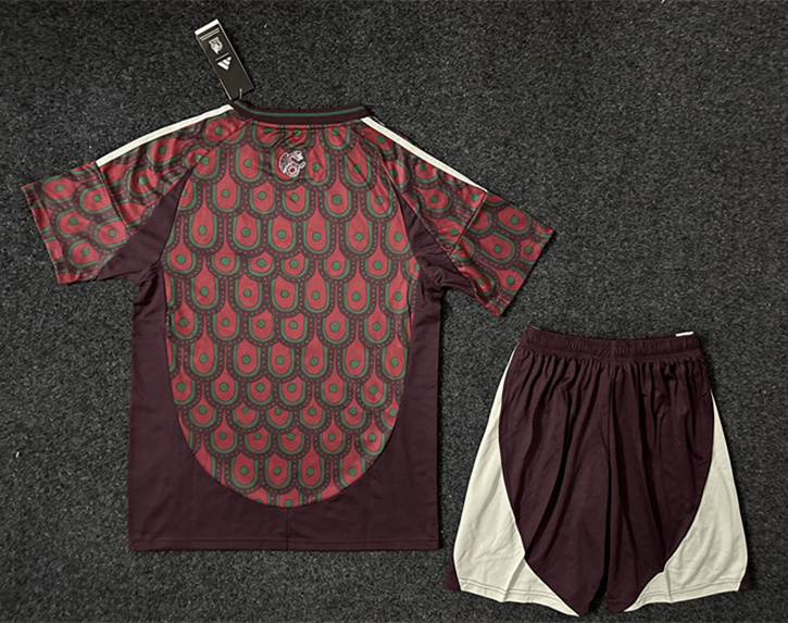 2024-2025 Mexico Home Red Soccer Uniform-GB