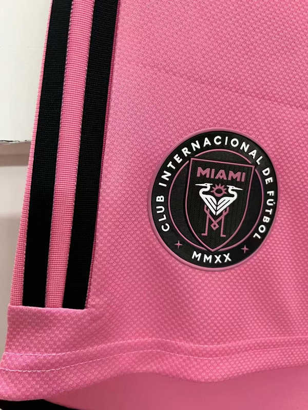 Player Version 2024-2025 Inter Miami CF Home Pink Thailand Soccer Shorts-4691