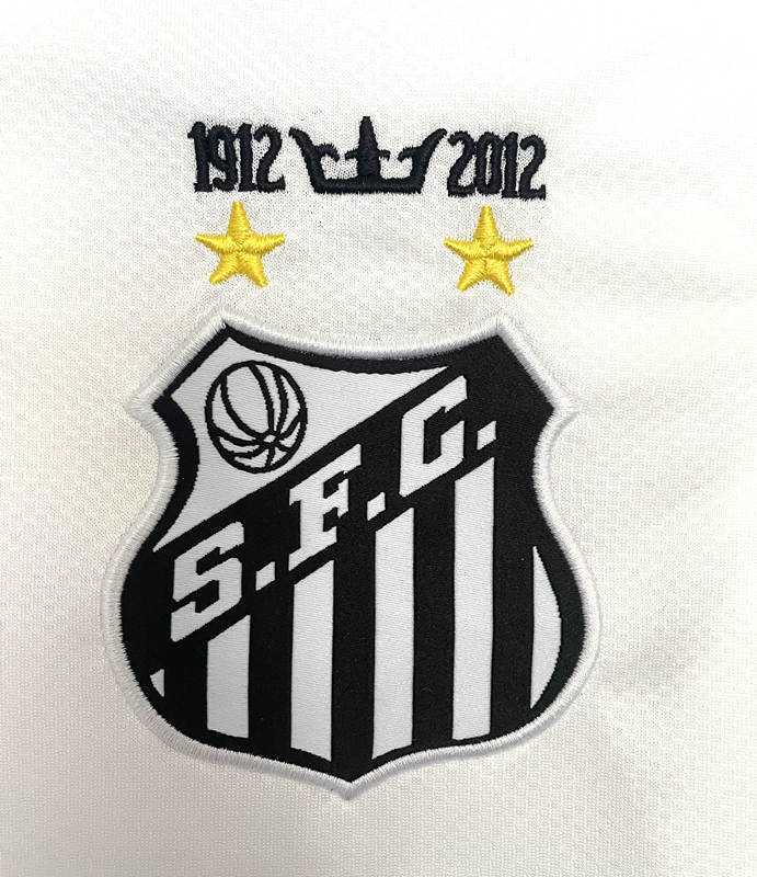 Retro Version 12-13 Santos Home White LS Thailand Soccer Jersey AAA-811