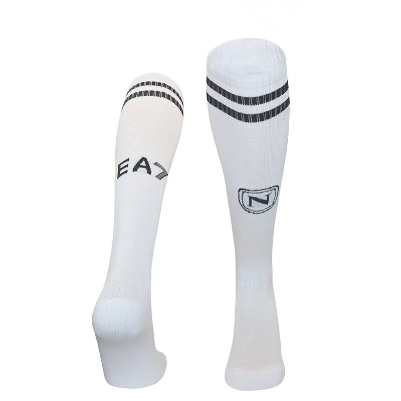 2024-2025 Napoli Away White Kids/Youth Soccer Socks