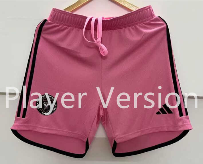 Player Version 2024-2025 Inter Miami CF Home Pink Thailand Soccer Shorts-4691