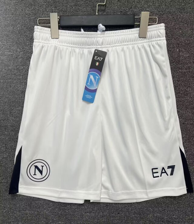 2024-2025 Napoli Away White Thailand Soccer Shorts