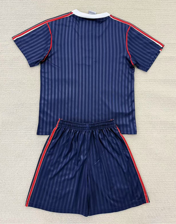 2025-26 Retro version Arsenal Blue Soccer Uniform-AY