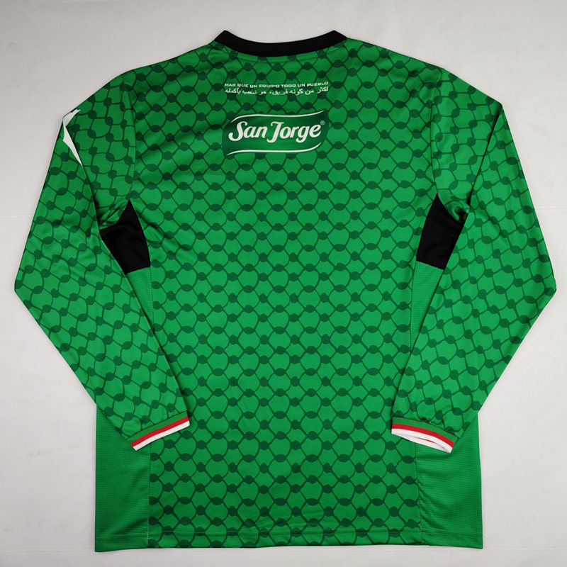 (S-4XL) 2024-2025 Palestine Green LS Thailand Soccer Jersey AAA-2038