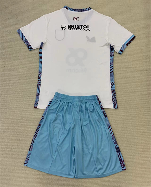 2024-2025 Burnley 2nd Away White Soccer Uniform-AY