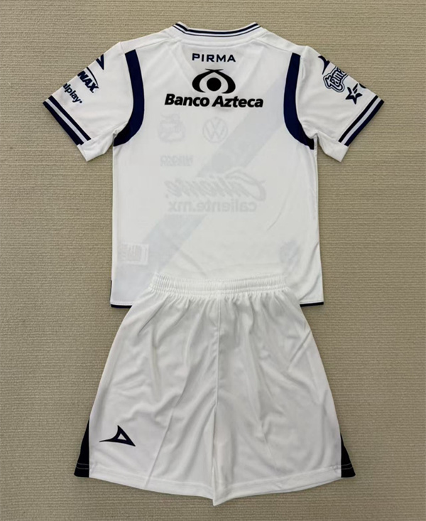 2024-25 Puebla Home White Soccer Uniform-AY
