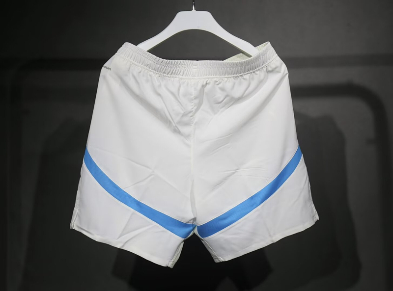 Player Version 2024-2025 Olympique Marseille Home White Thailand Soccer Shorts-4563