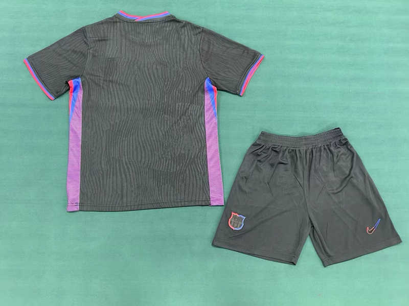 2024-2025 Barcelona Black Soccer Uniform-6748