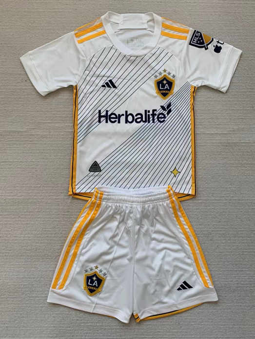 2024-2025 Los Angeles Galaxy Home White Soccer Uniform-AY