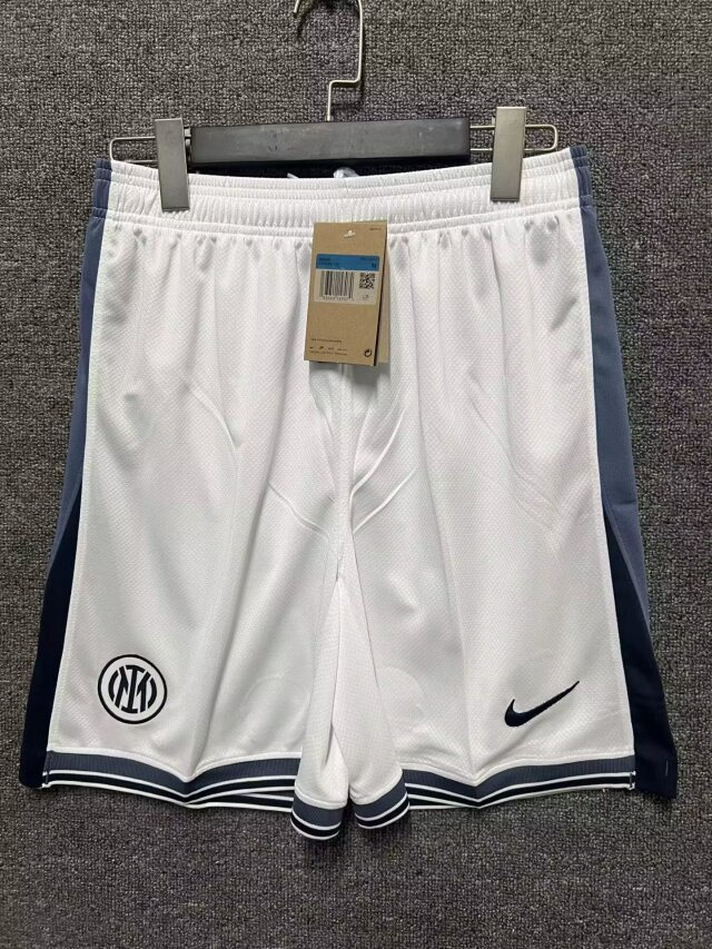 2024-2025 Inter Milan Away White Thailand Soccer Shorts