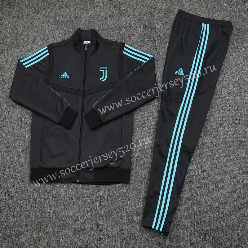 2019-2020 Juventus Dark Gray Thailand Training Soccer Jacket Uniform-LH