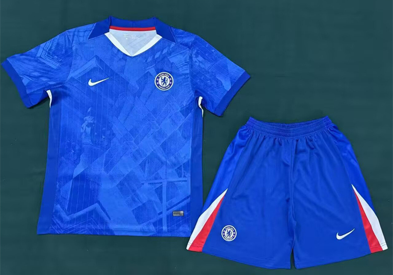 2025-2026 Chelsea Home Blue Soccer Uniform-6748