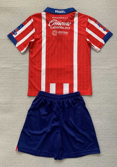 2023-2024 Atlético de San Luis Home Red&White Soccer Uniform-AY