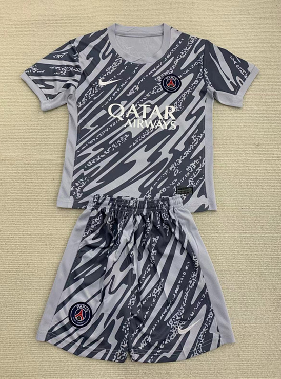 2024-2025 Paris Goalkeeper Gray Soccer Uniform-AY