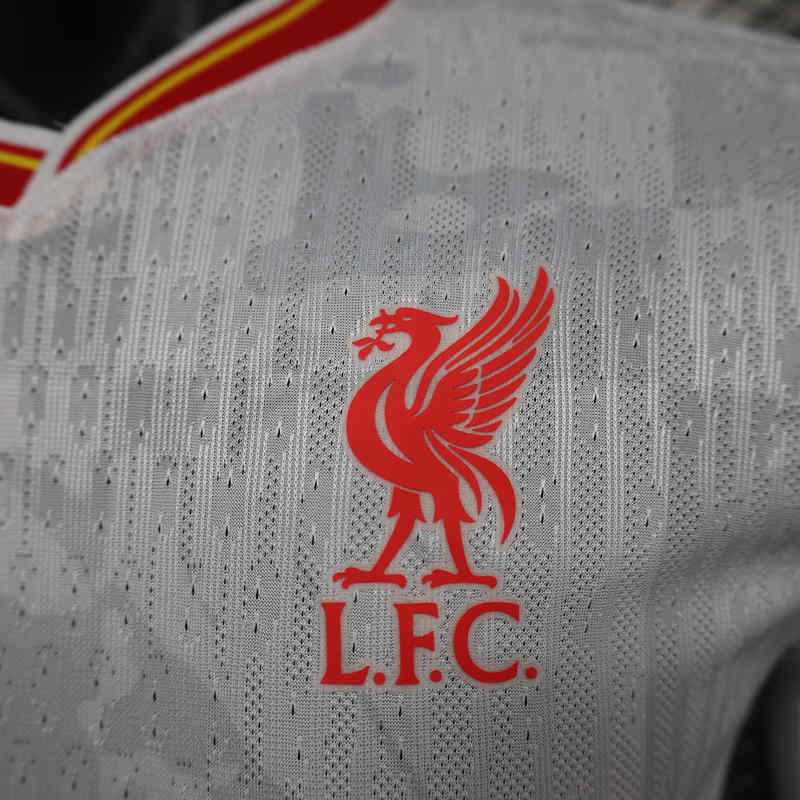 Player Version 2024-2025 Liverpool 2nd Away White LS Thailand Soccer Jersey AAA-888