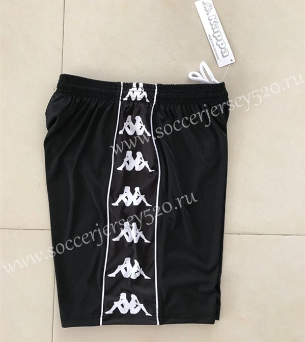 Retro Version 1999-2000 Juventus Home Black Thailand Soccer Shorts-SL