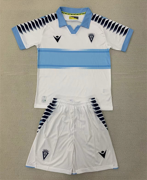 2024-2025 Cádiz CF Away White Soccer Uniform-AY