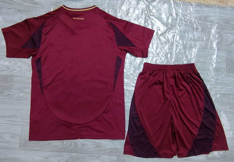 2024-2025 Roma Home Red Soccer Uniform-718