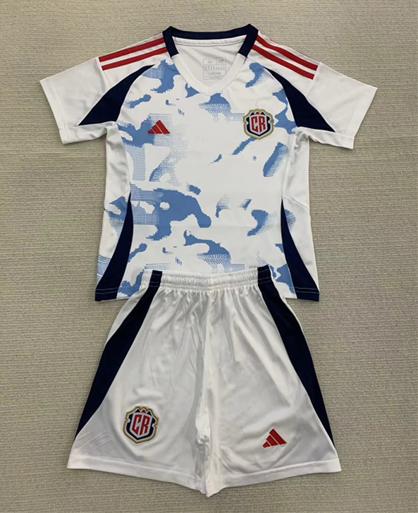 2024-2025 Costa Rica Away White Soccer Uniform-AY