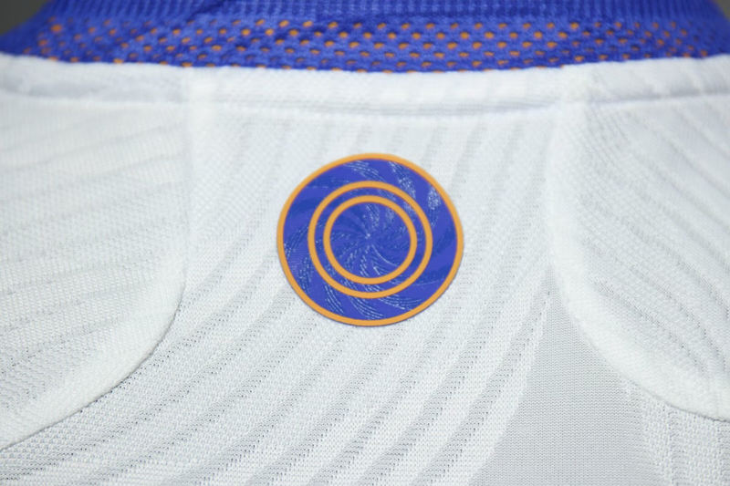 Player Version Retro Version 2021-2022 Real Madrid Home White LS Thailand Soccer Jersey AAA-4563
