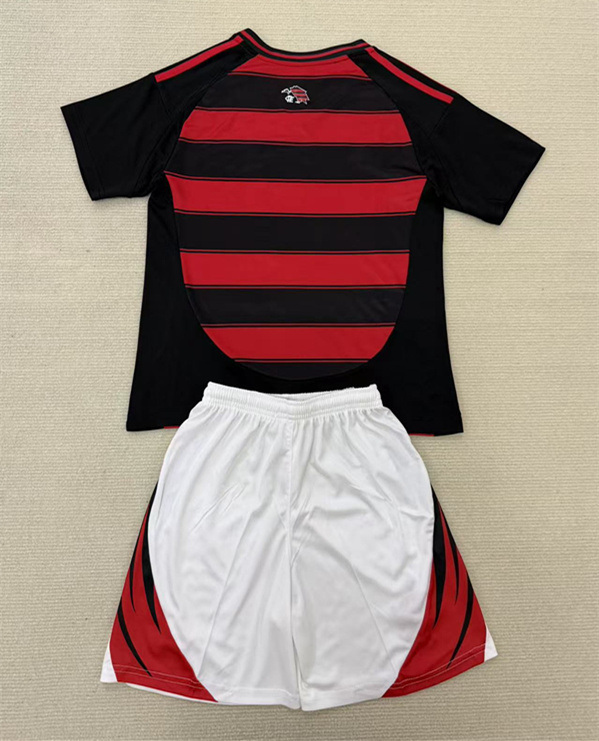 2025-26 Flamengo Home Red&Black Soccer Uniform-AY