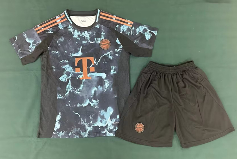 2024-2025 Bayern München Away Royal Blue Soccer Uniform-6748