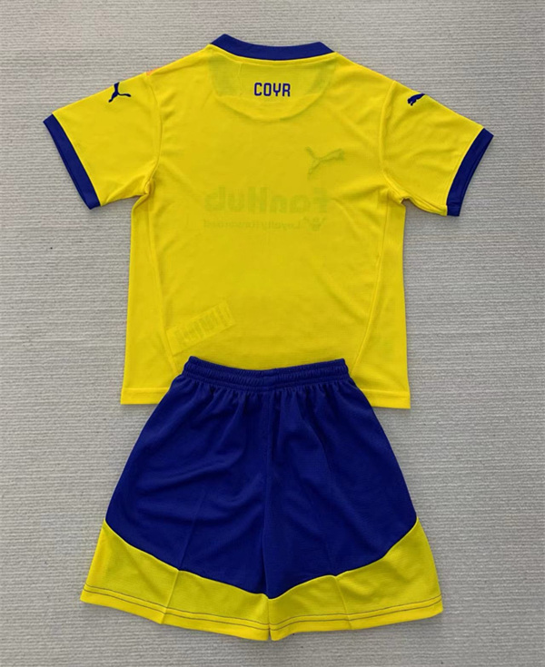 2024-2025 Derby County 2nd Away Yellow Soccer Unifrom-AY