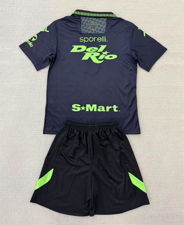 2025-26 Juárez FC Away Black Soccer Uniform-AY