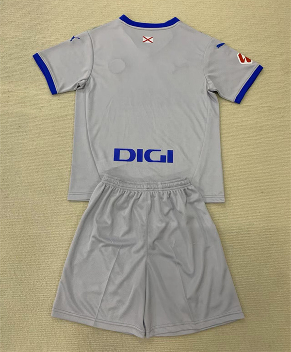 2024-2025 Deportivo Alavés Away Gray Soccer Uniform-AY