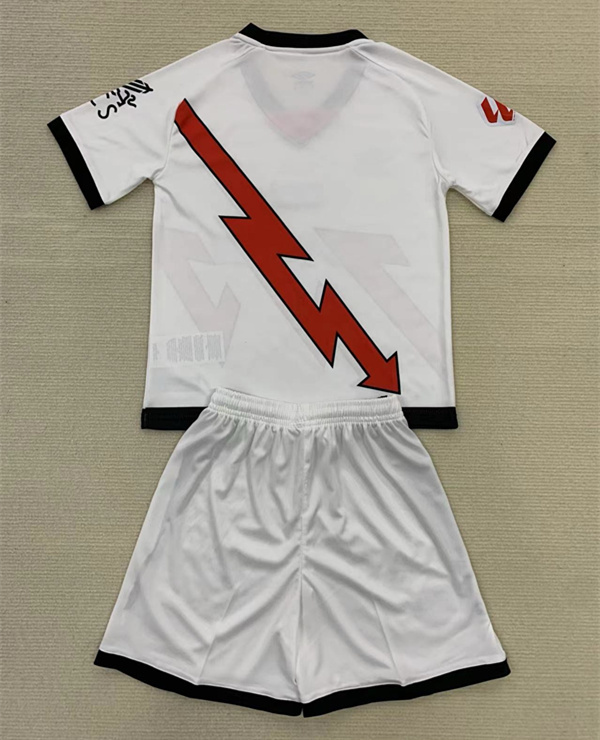 2024-2025 Rayo Vallecano Home White Soccer Unifrom-AY
