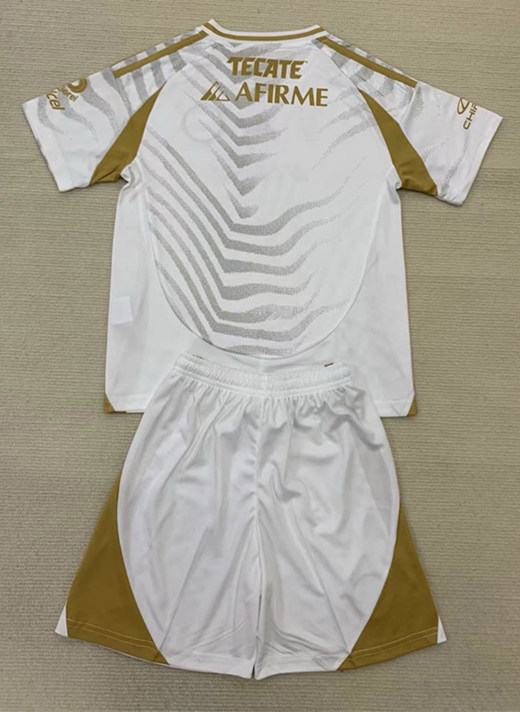 2024-2025 Tigres UANL 2nd Away White Soccer Uniform-AY