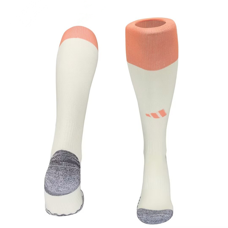 2024-2025 Roma Away White Kids/Youth Thailand Soccer Socks
