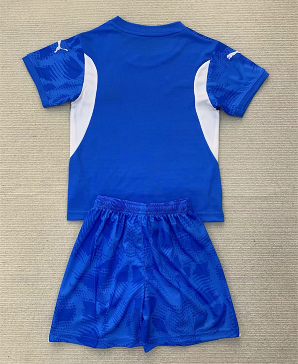 2024-2025 Olympique de Marseille Goalkeeper Blue Soccer Uniform-AY