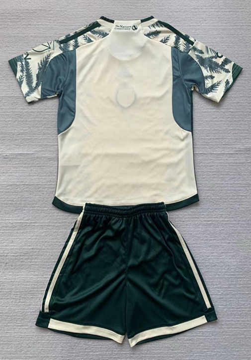 2024-2025 Portland Timbers Away Light Yellow Soccer Uniform-AY