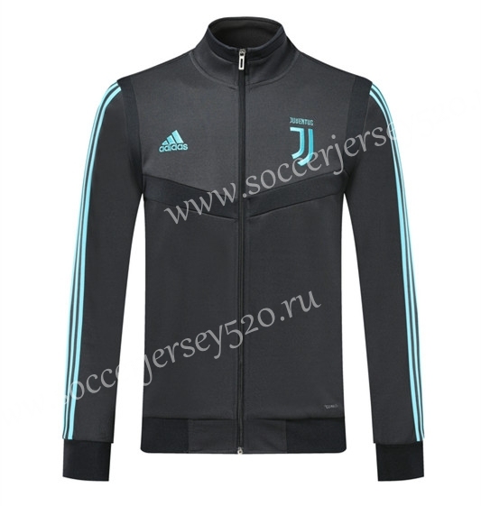 2019-2020 Juventus Dark Gray Thailand Training Soccer Jacket Uniform-LH