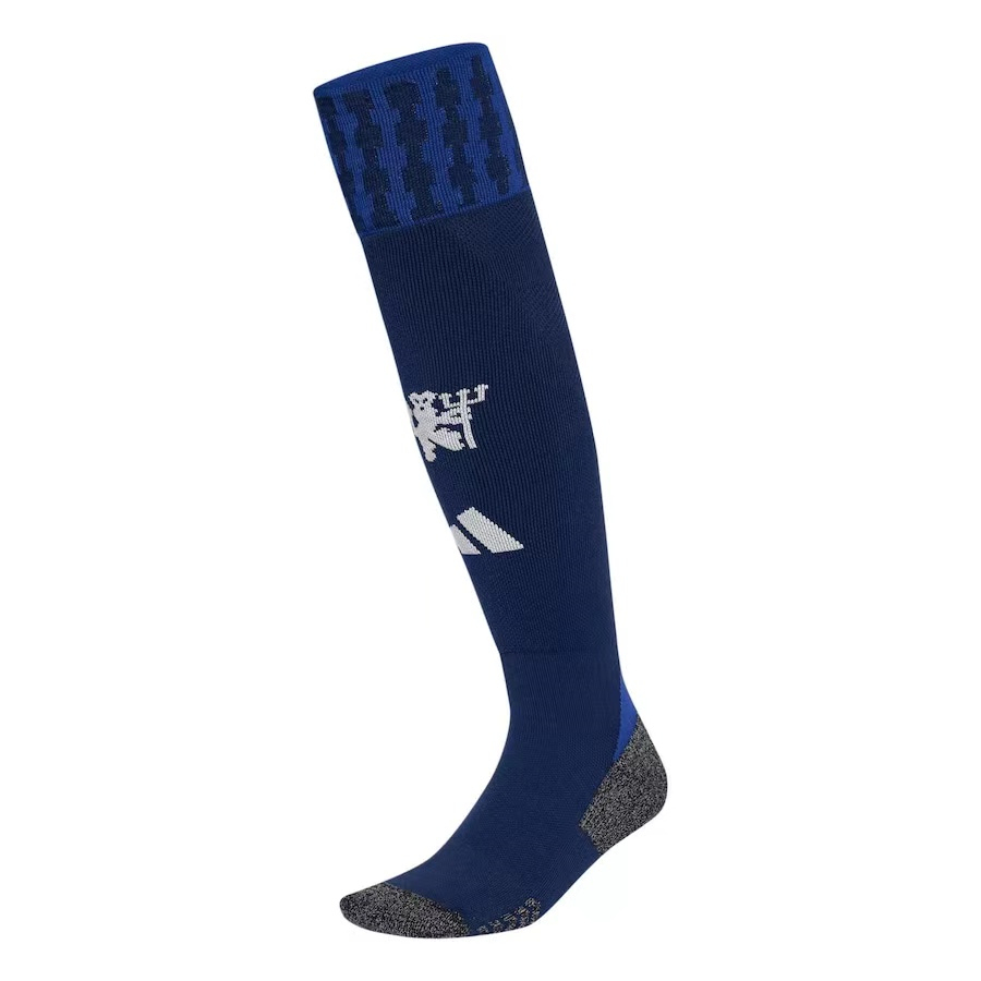 2024-2025 Manchester United Away Royal Blue Kids/Youth Soccer Socks-4539