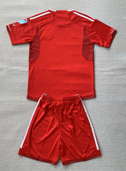 2024-2025 Chicago Fire Home Red Soccer Uniform-AY