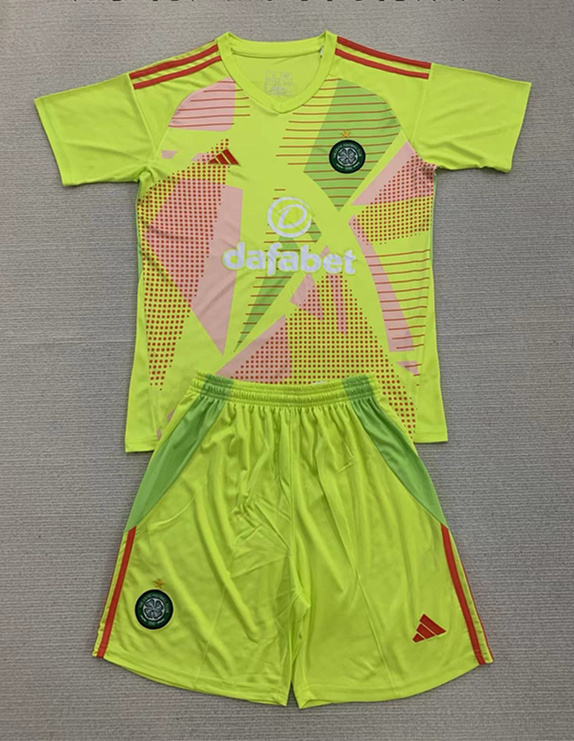 2024-2025 Celtic Goalkeeper Light Green Soccer Unifrom-AY