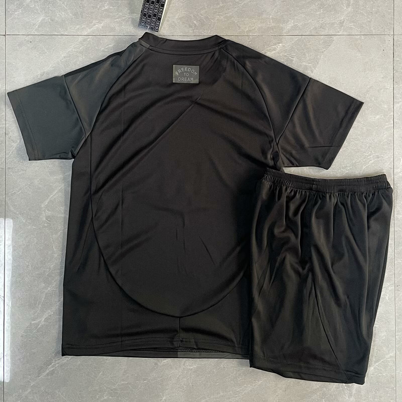 Without Brand Logo (XS-3XL) 2025-2026 Inter Miami CF Away Black&Gray Soccer Uniform-6253