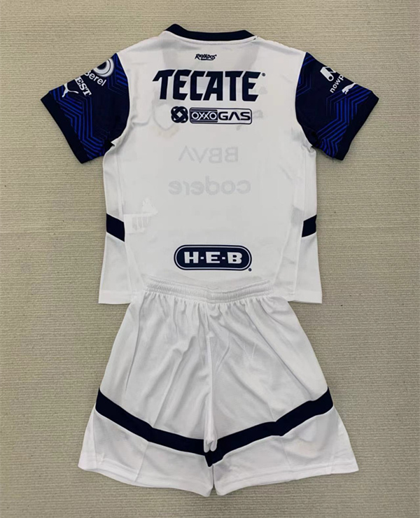 2024-2025 Monterrey Away White Soccer Uniform-AY